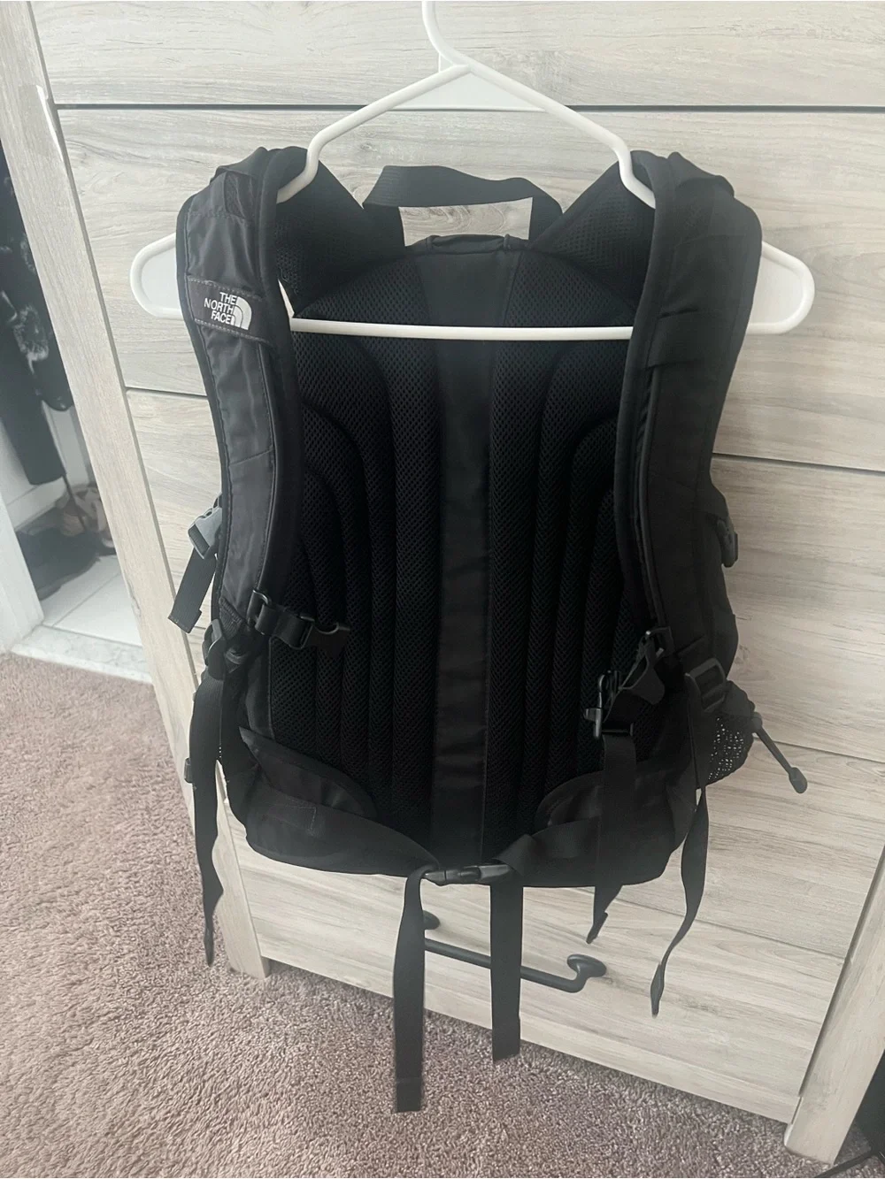 The North Face Black Borealis Backpack with Front Bungee